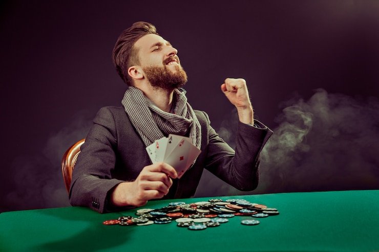 Antarmuka Speed Blackjack dengan dealer profesional di studio live bumi365